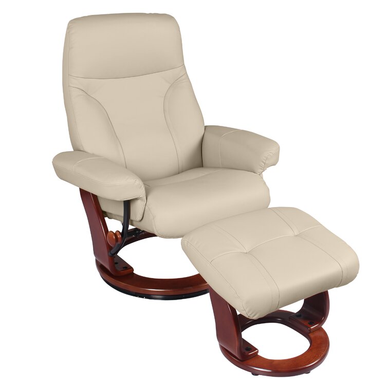 Red Barrel Studio M lanie Upholstered Swivel Recliner with